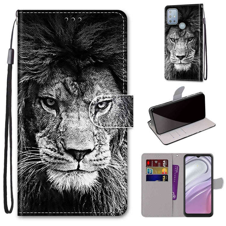 Coloured Drawing Cross Texture Horizontal Flip PU Phone Leather Case with Holder & Card Slots & W...