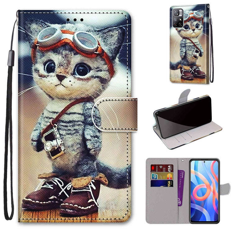 Coloured Drawing Cross Texture Horizontal Flip PU Phone Leather Case with Holder & Card Slots & W...