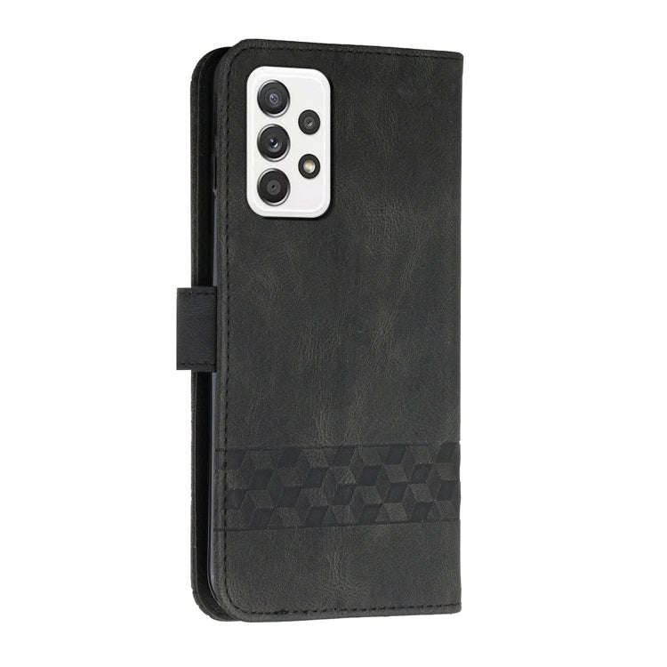 Cubic Skin Feel Flip Leather Phone Case, For Samsung Galaxy A72 5G, For Samsung Galaxy Note10, Fo...