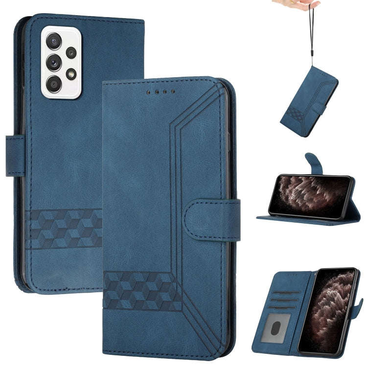 Cubic Skin Feel Flip Leather Phone Case, For Samsung Galaxy A72 5G, For Samsung Galaxy Note10, Fo...