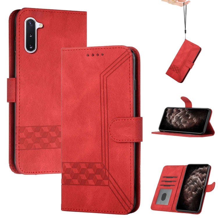 Cubic Skin Feel Flip Leather Phone Case, For Samsung Galaxy A72 5G, For Samsung Galaxy Note10, Fo...