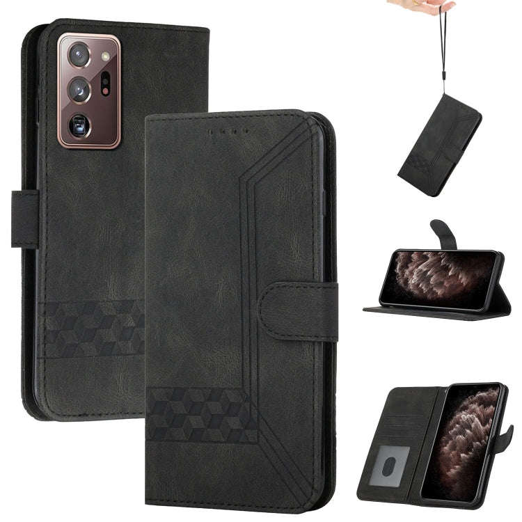 Cubic Skin Feel Flip Leather Phone Case, For Samsung Galaxy A72 5G, For Samsung Galaxy Note10, Fo...