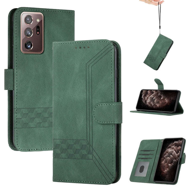 Cubic Skin Feel Flip Leather Phone Case, For Samsung Galaxy A72 5G, For Samsung Galaxy Note10, Fo...