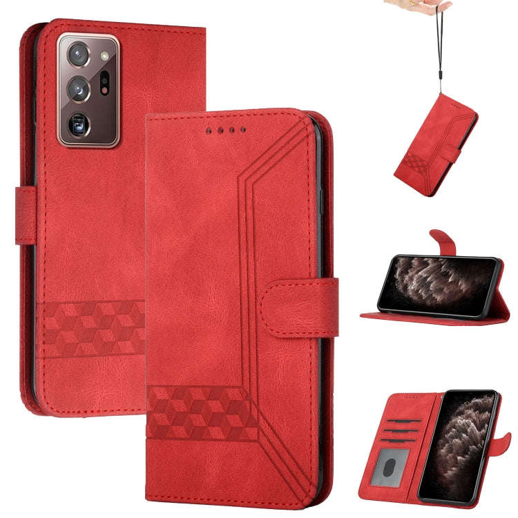 Cubic Skin Feel Flip Leather Phone Case, For Samsung Galaxy A72 5G, For Samsung Galaxy Note10, Fo...