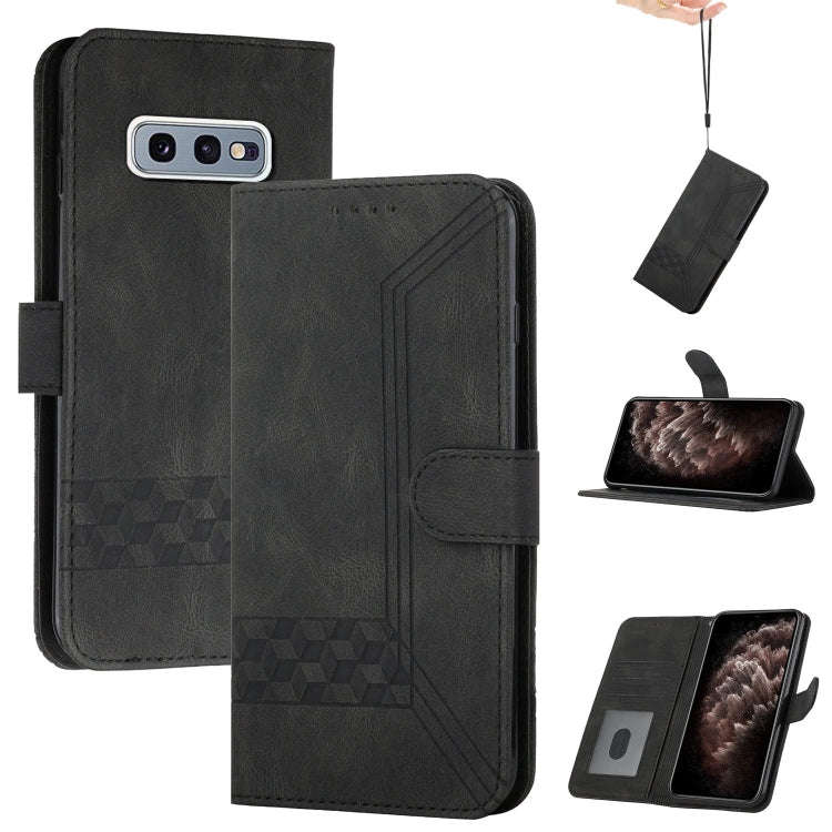 Cubic Skin Feel Flip Leather Phone Case, For Samsung Galaxy A72 5G, For Samsung Galaxy Note10, Fo...