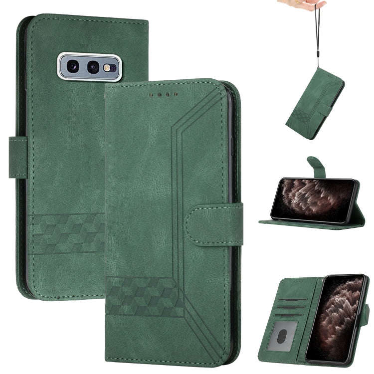Cubic Skin Feel Flip Leather Phone Case, For Samsung Galaxy A72 5G, For Samsung Galaxy Note10, Fo...