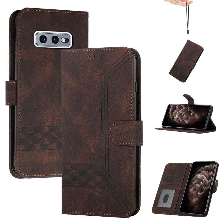 Cubic Skin Feel Flip Leather Phone Case, For Samsung Galaxy A72 5G, For Samsung Galaxy Note10, Fo...