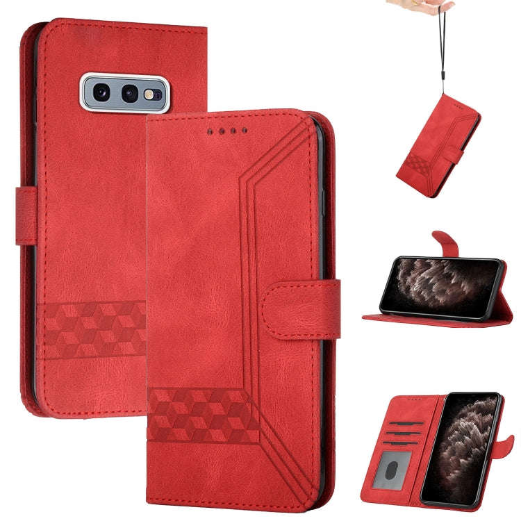 Cubic Skin Feel Flip Leather Phone Case, For Samsung Galaxy A72 5G, For Samsung Galaxy Note10, Fo...