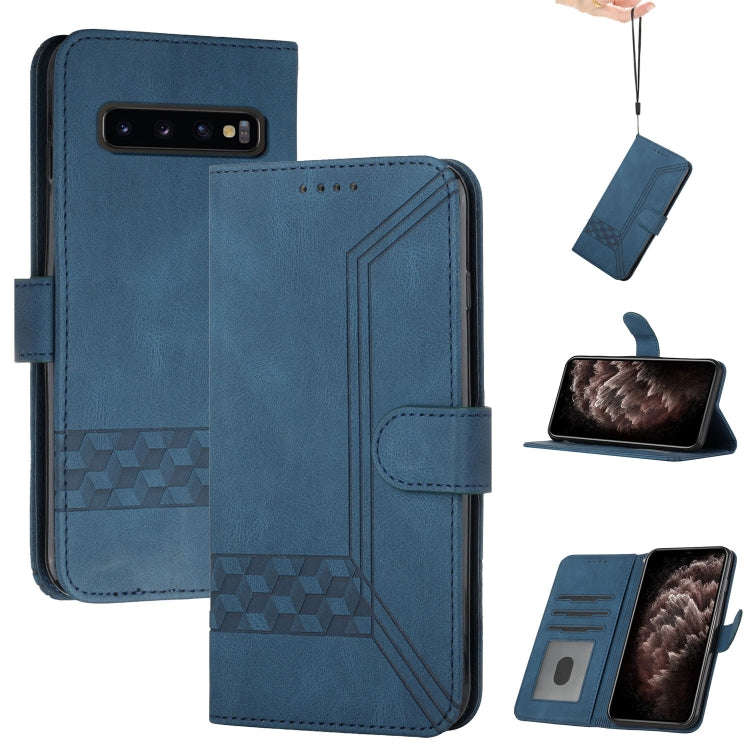 Cubic Skin Feel Flip Leather Phone Case, For Samsung Galaxy A72 5G, For Samsung Galaxy Note10, Fo...