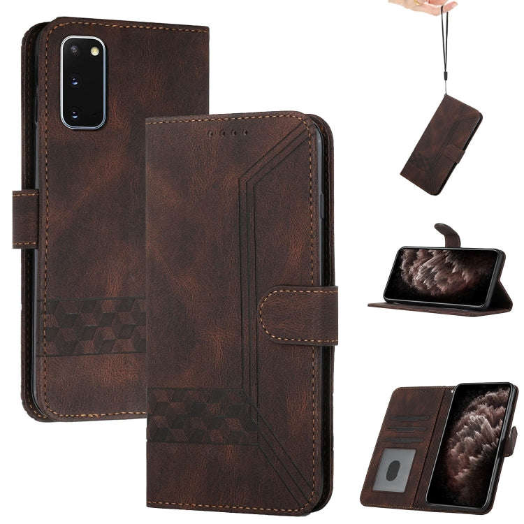 Cubic Skin Feel Flip Leather Phone Case, For Samsung Galaxy A72 5G, For Samsung Galaxy Note10, Fo...