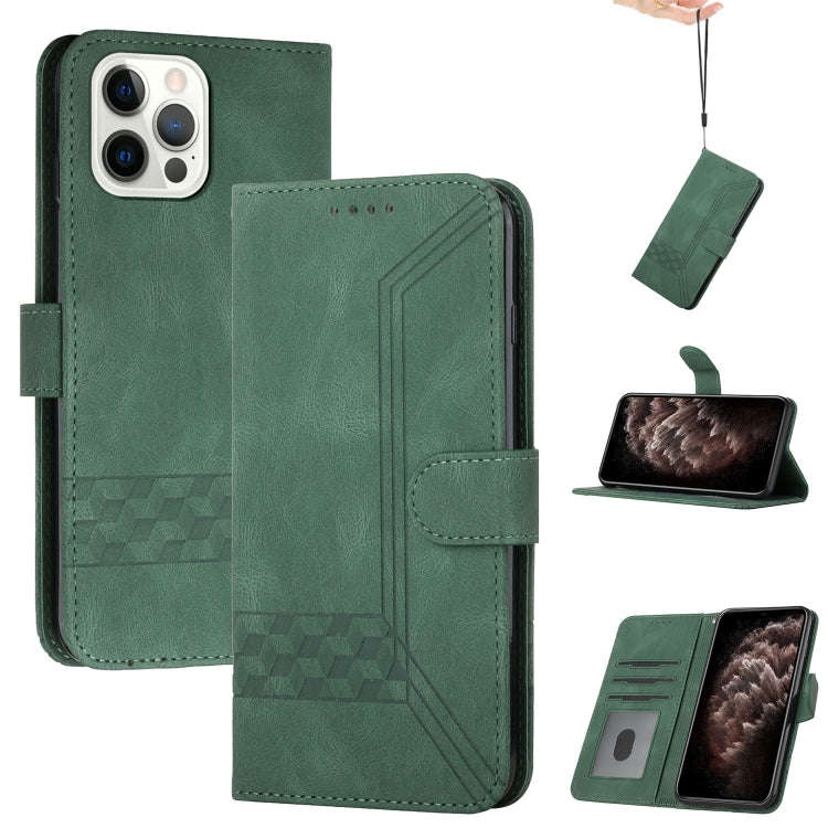 Cubic Skin Feel Flip Leather Phone Case, For iPhone 13 mini, For iPhone 13, For iPhone 13 Pro, Fo...