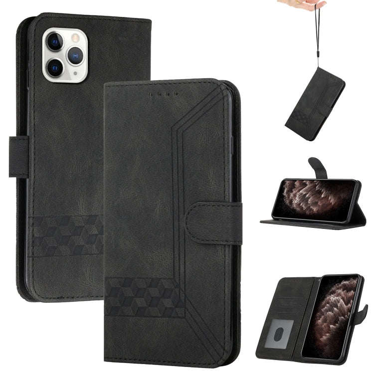 Cubic Skin Feel Flip Leather Phone Case, For iPhone 13 mini, For iPhone 13, For iPhone 13 Pro, Fo...