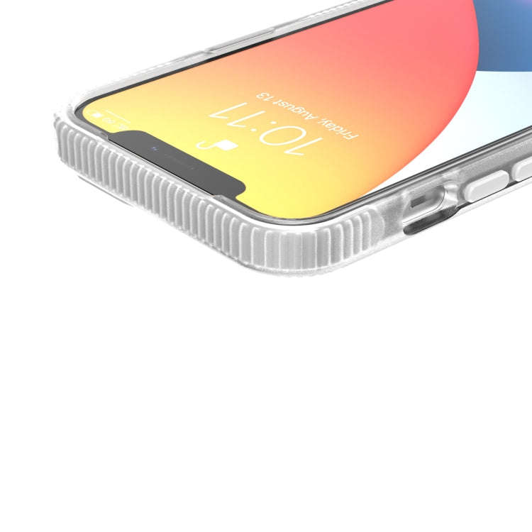 Grid Pattern Shockproof Transparent TPU Phone Case, For iPhone 13 Pro Max, For iPhone 13 Pro, For...