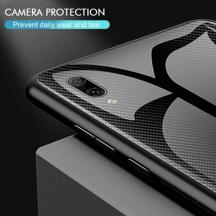 Texture Gradient Glass Protective Case, For Huawei Enjoy 9 Plus / Y9 2019, For Huawei Enjoy 9s, F...