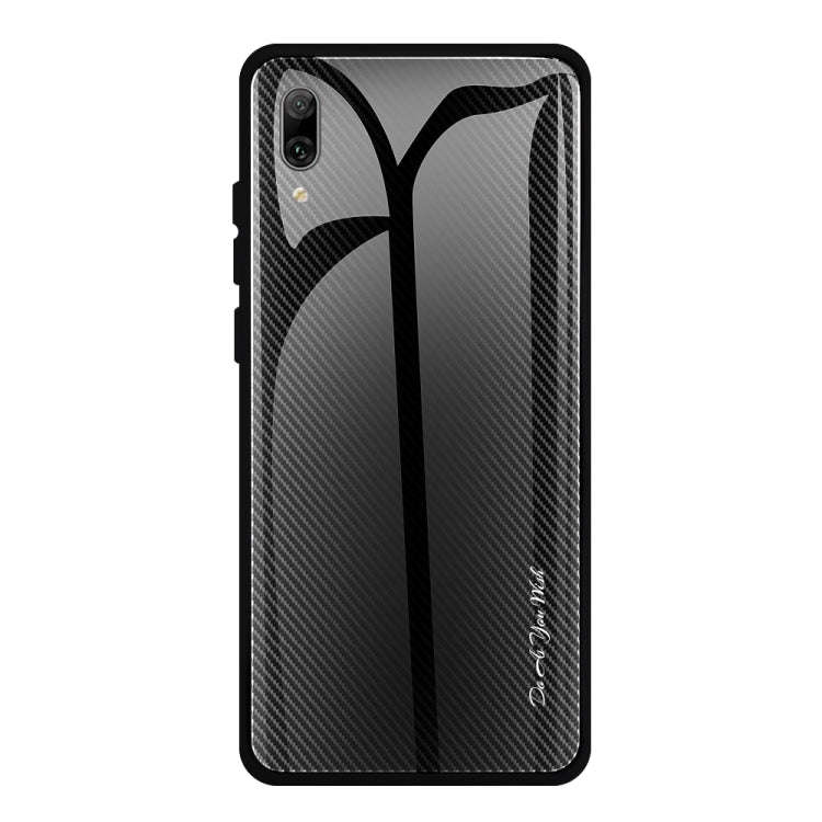 Texture Gradient Glass Protective Case, For Huawei Enjoy 9 Plus / Y9 2019, For Huawei Enjoy 9s, F...
