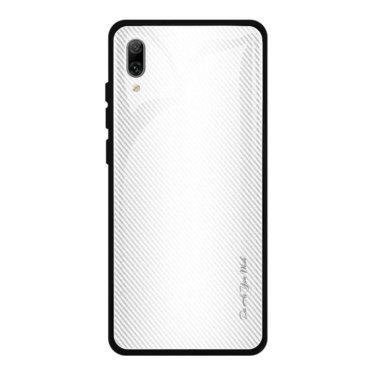 Texture Gradient Glass Protective Case, For Huawei Enjoy 9 Plus / Y9 2019, For Huawei Enjoy 9s, F...