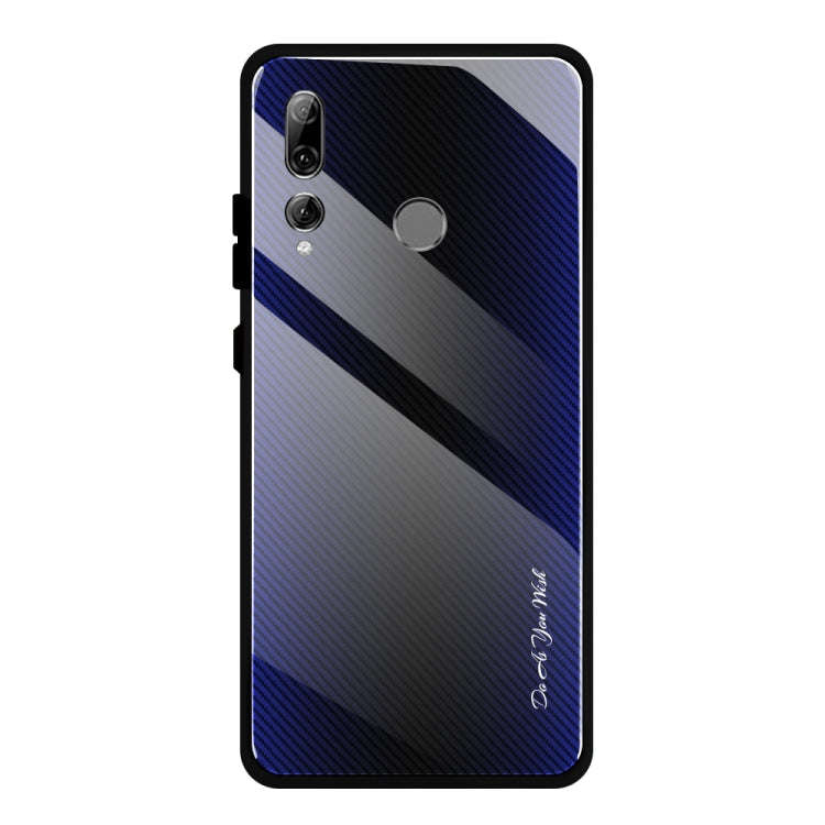 Texture Gradient Glass Protective Case, For Huawei Enjoy 9 Plus / Y9 2019, For Huawei Enjoy 9s, F...
