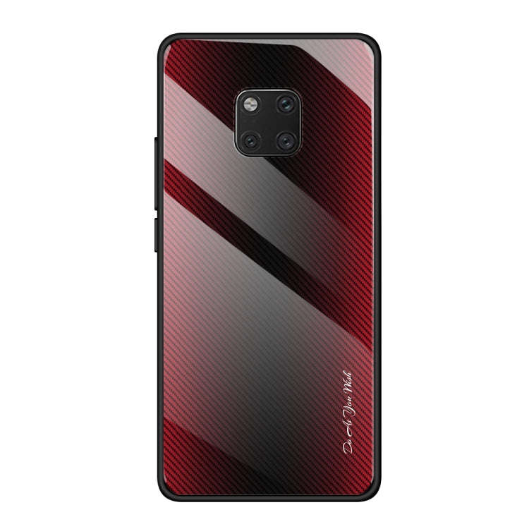 Texture Gradient Glass Protective Case, For Huawei Enjoy 9 Plus / Y9 2019, For Huawei Enjoy 9s, F...