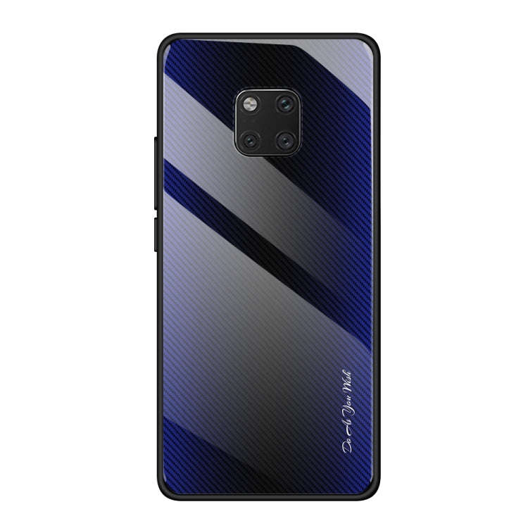 Texture Gradient Glass Protective Case, For Huawei Enjoy 9 Plus / Y9 2019, For Huawei Enjoy 9s, F...