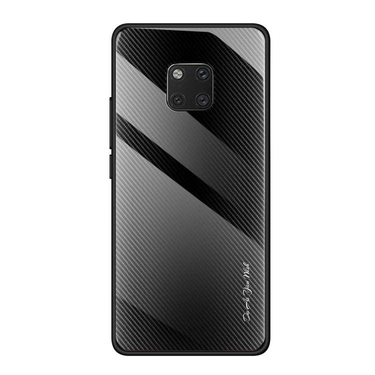 Texture Gradient Glass Protective Case, For Huawei Enjoy 9 Plus / Y9 2019, For Huawei Enjoy 9s, F...
