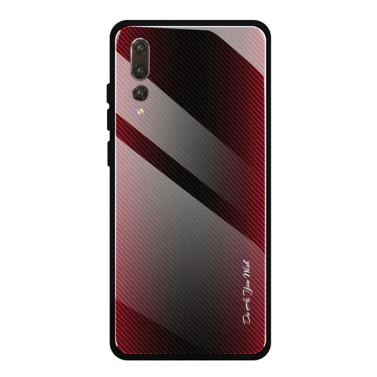 Texture Gradient Glass Protective Case, For Huawei Enjoy 9 Plus / Y9 2019, For Huawei Enjoy 9s, F...