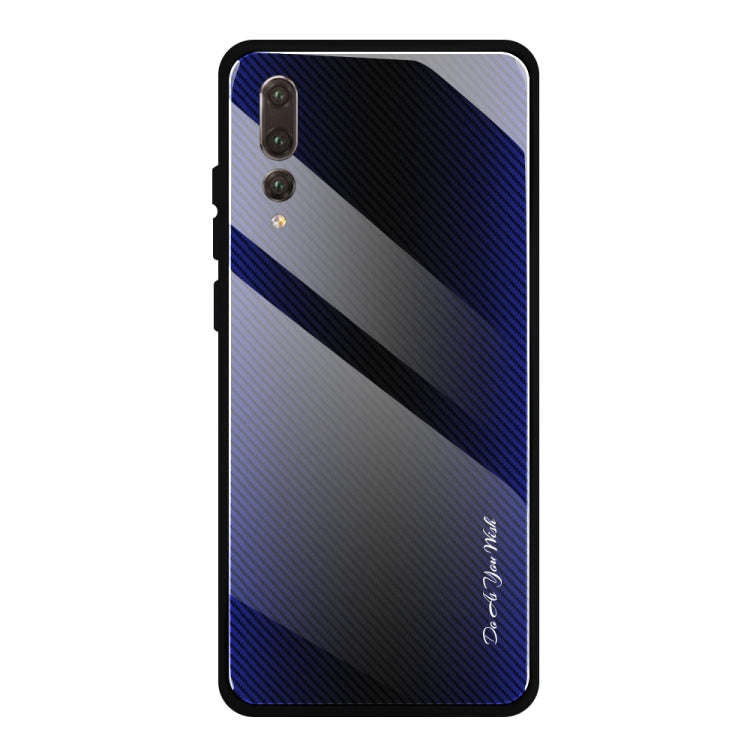 Texture Gradient Glass Protective Case, For Huawei Enjoy 9 Plus / Y9 2019, For Huawei Enjoy 9s, F...