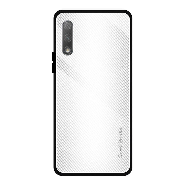 Texture Gradient Glass Protective Case, For Huawei Enjoy 9 Plus / Y9 2019, For Huawei Enjoy 9s, F...