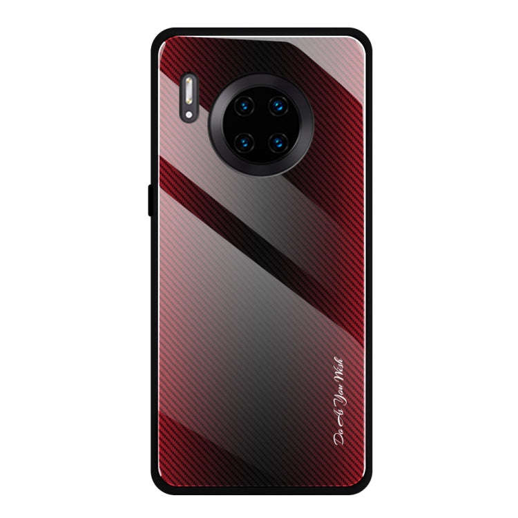 Texture Gradient Glass Protective Case, For Huawei Enjoy 9 Plus / Y9 2019, For Huawei Enjoy 9s, F...