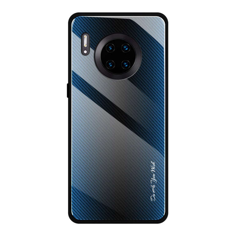 Texture Gradient Glass Protective Case, For Huawei Enjoy 9 Plus / Y9 2019, For Huawei Enjoy 9s, F...
