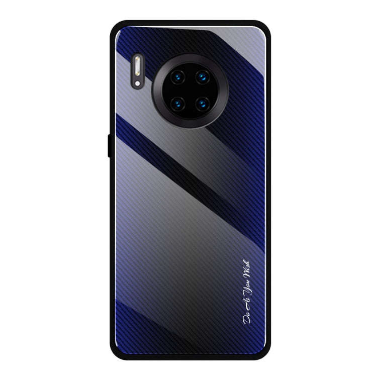 Texture Gradient Glass Protective Case, For Huawei Enjoy 9 Plus / Y9 2019, For Huawei Enjoy 9s, F...