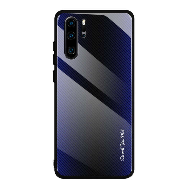 Texture Gradient Glass Protective Case, For Huawei Enjoy 9 Plus / Y9 2019, For Huawei Enjoy 9s, F...