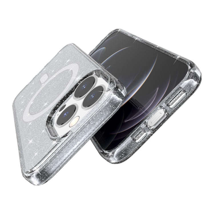 Terminator Style Glitter Powder MagSafe Magnetic Phone Case, For iPhone 13 Pro Max, For iPhone 13...