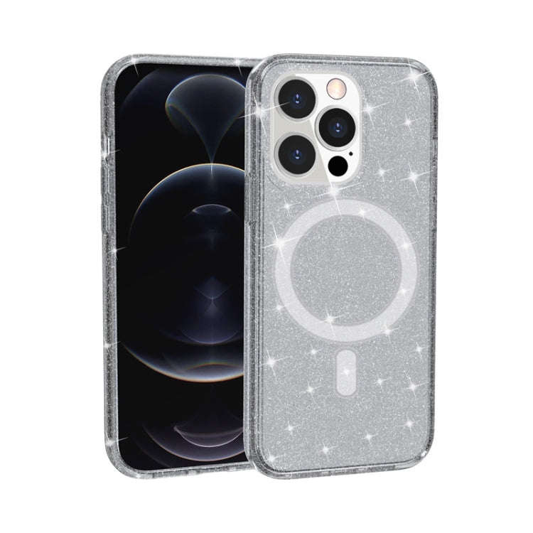 Terminator Style Glitter Powder MagSafe Magnetic Phone Case, For iPhone 13 Pro Max, For iPhone 13...
