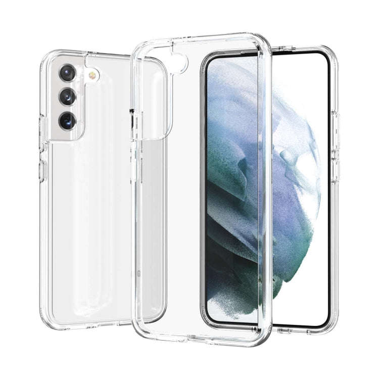 Shockproof Terminator Style Transparent Protective Phone Case, For Samsung Galaxy S22 5G, For Sam...