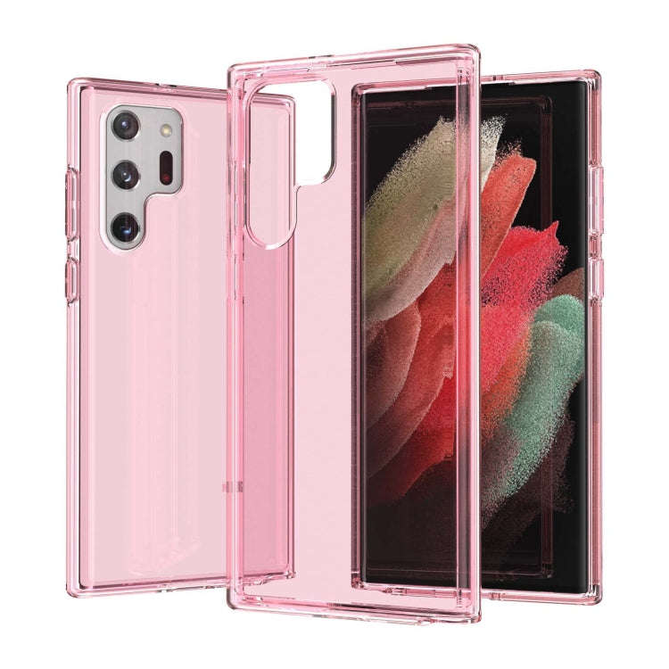 Shockproof Terminator Style Transparent Protective Phone Case, For Samsung Galaxy S22 5G, For Sam...