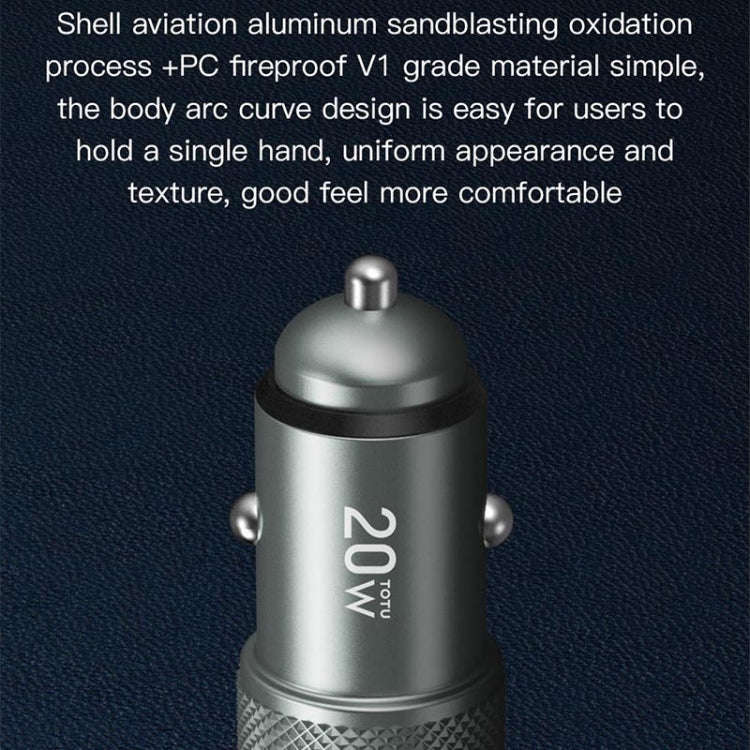 TOTUDESIGN DCCPD-10 Blade Series 20W Fast Charging Car Charger