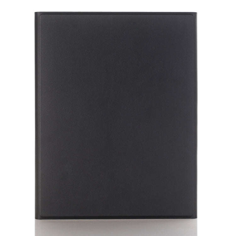 A07B-A Lambskin Texture Square Keycap Bluetooth Keyboard Leather Case with Touch Control For iPad...