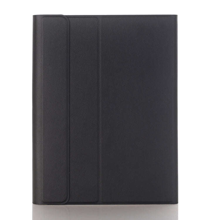 A07B-A Lambskin Texture Square Keycap Bluetooth Keyboard Leather Case with Touch Control For iPad...