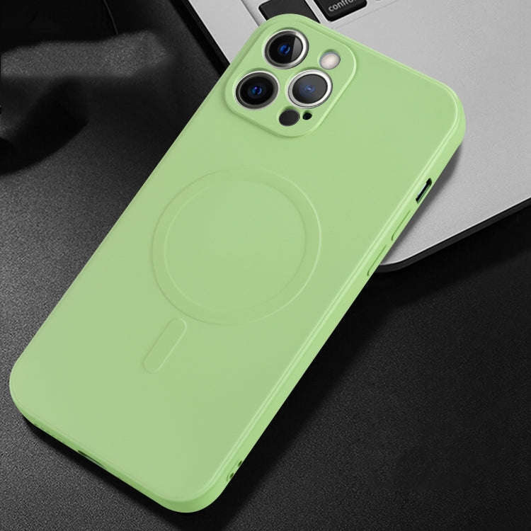 Liquid Silicone Full Coverage Magsafe Phone Case, For iPhone 12 mini, For iPhone 12, For iPhone 1...