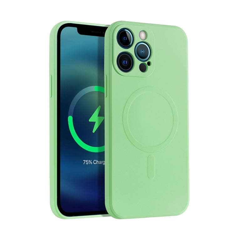 Liquid Silicone Full Coverage Magsafe Phone Case, For iPhone 12 mini, For iPhone 12, For iPhone 1...