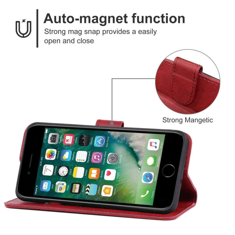 Leather Phone Case, For iPhone SE 2022 / SE 2020 / 8 / 7, For iPhone 13 Pro Max, For iPhone 12 Pr...