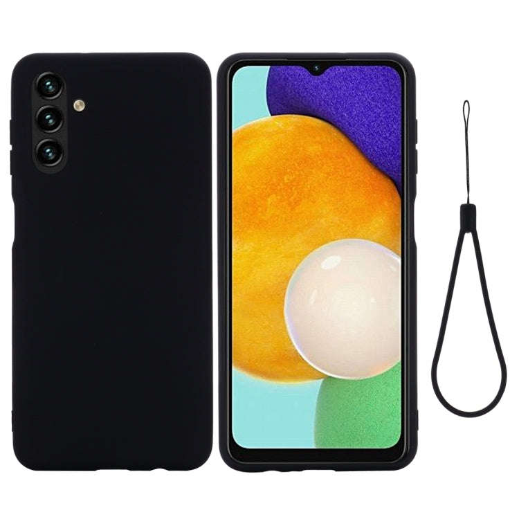 Pure Color Liquid Silicone Phone Case, For Samsung Galaxy A13 5G
