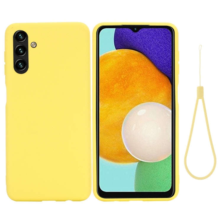 Pure Color Liquid Silicone Phone Case, For Samsung Galaxy A13 5G
