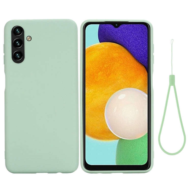 Pure Color Liquid Silicone Phone Case, For Samsung Galaxy A13 5G