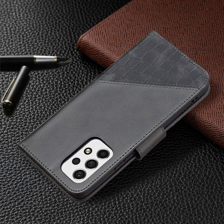 Matching Color Crocodile Texture PU Leather Phone Case, For Samsung Galaxy A53 5G