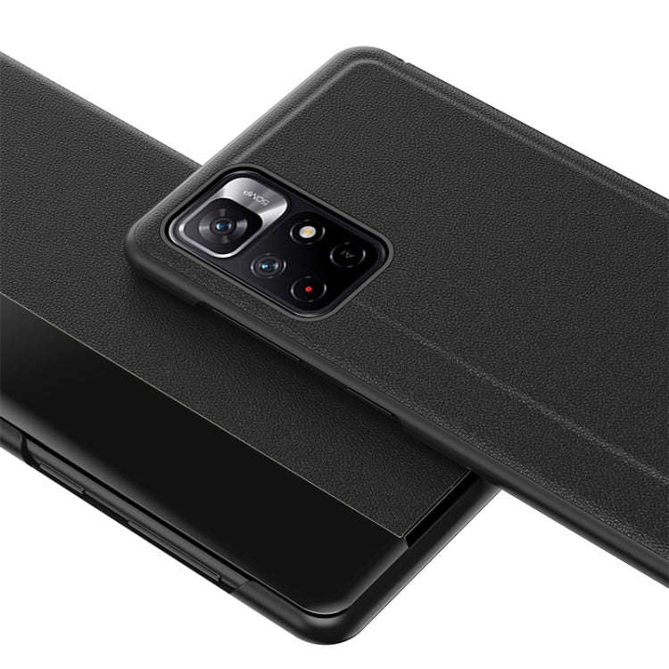 Window View Leather Phone Case, For Xiaomi Redmi Note 11, For Samsung Galaxy S22+ 5G