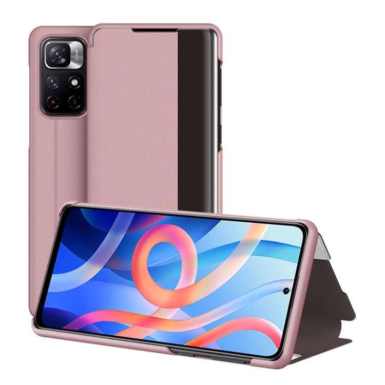 Window View Leather Phone Case, For Xiaomi Redmi Note 11, For Samsung Galaxy S22+ 5G