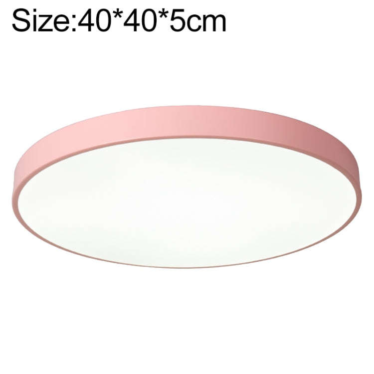 Macaron LED Round Ceiling Lamp, 3-Colors Light, 23cm, 30cm, 40cm, 50cm, 60cm, 78cm