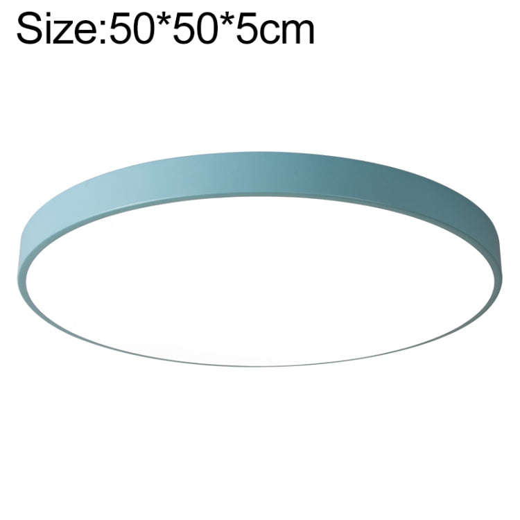 Macaron LED Round Ceiling Lamp, 3-Colors Light, 23cm, 30cm, 40cm, 50cm, 60cm, 78cm