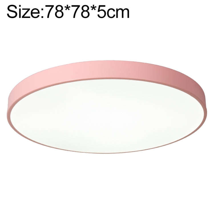 Macaron LED Round Ceiling Lamp, 3-Colors Light, 23cm, 30cm, 40cm, 50cm, 60cm, 78cm